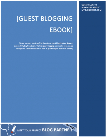 Free Guest Blogging E Book