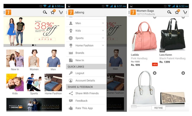 Jabong Shopping App